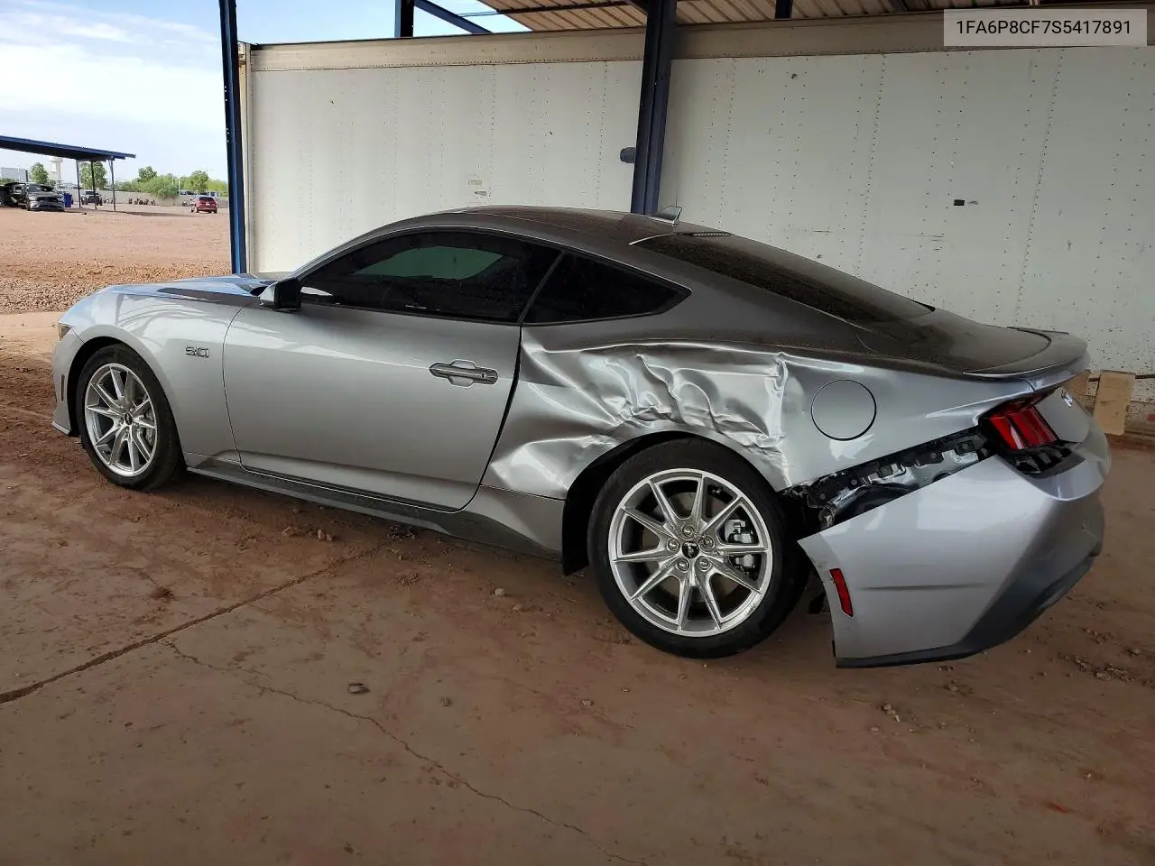 2025 Ford Mustang Gt VIN: 1FA6P8CF7S5417891 Lot: 61387476