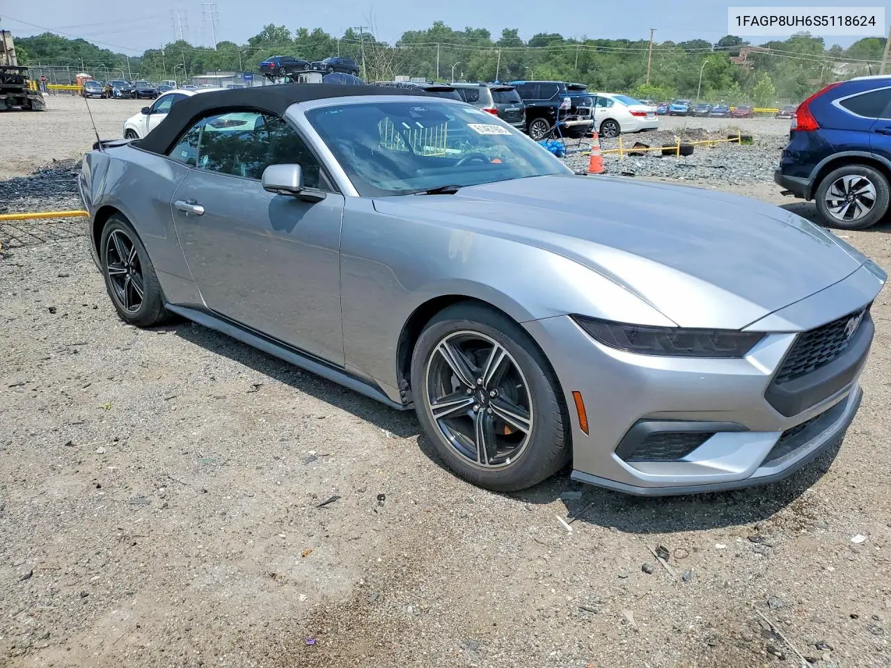 2025 Ford Mustang VIN: 1FAGP8UH6S5118624 Lot: 61467906