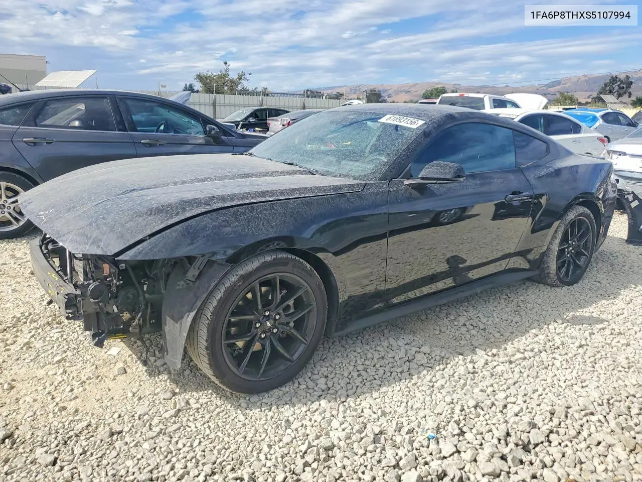 2025 Ford Mustang VIN: 1FA6P8THXS5107994 Lot: 61893156