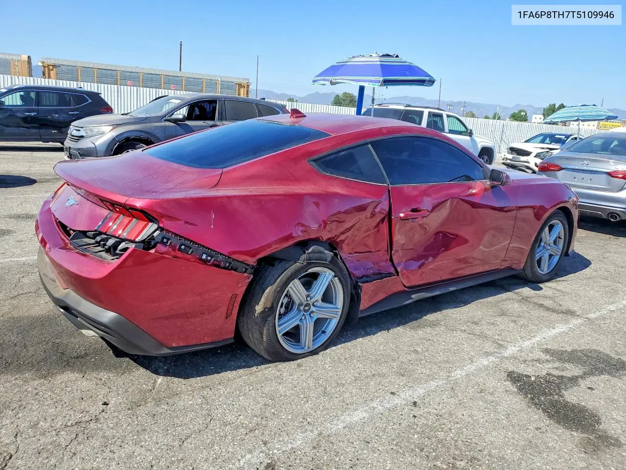 2026 Ford Mustang VIN: 1FA6P8TH7T5109946 Lot: 61613446