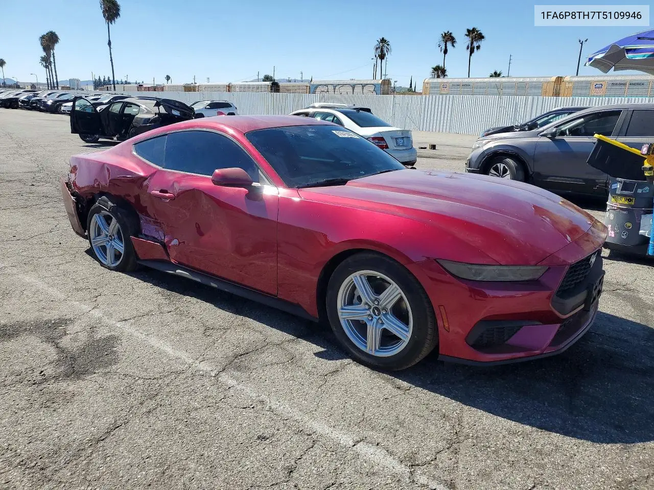 2026 Ford Mustang VIN: 1FA6P8TH7T5109946 Lot: 61613446