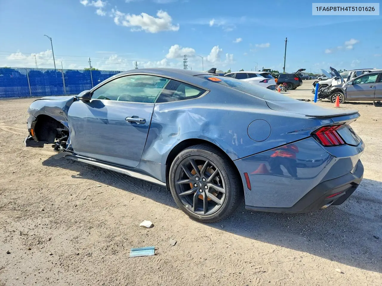 2026 Ford Mustang VIN: 1FA6P8TH4T5101626 Lot: 61791056