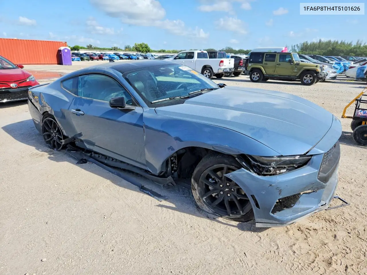 2026 Ford Mustang VIN: 1FA6P8TH4T5101626 Lot: 61791056