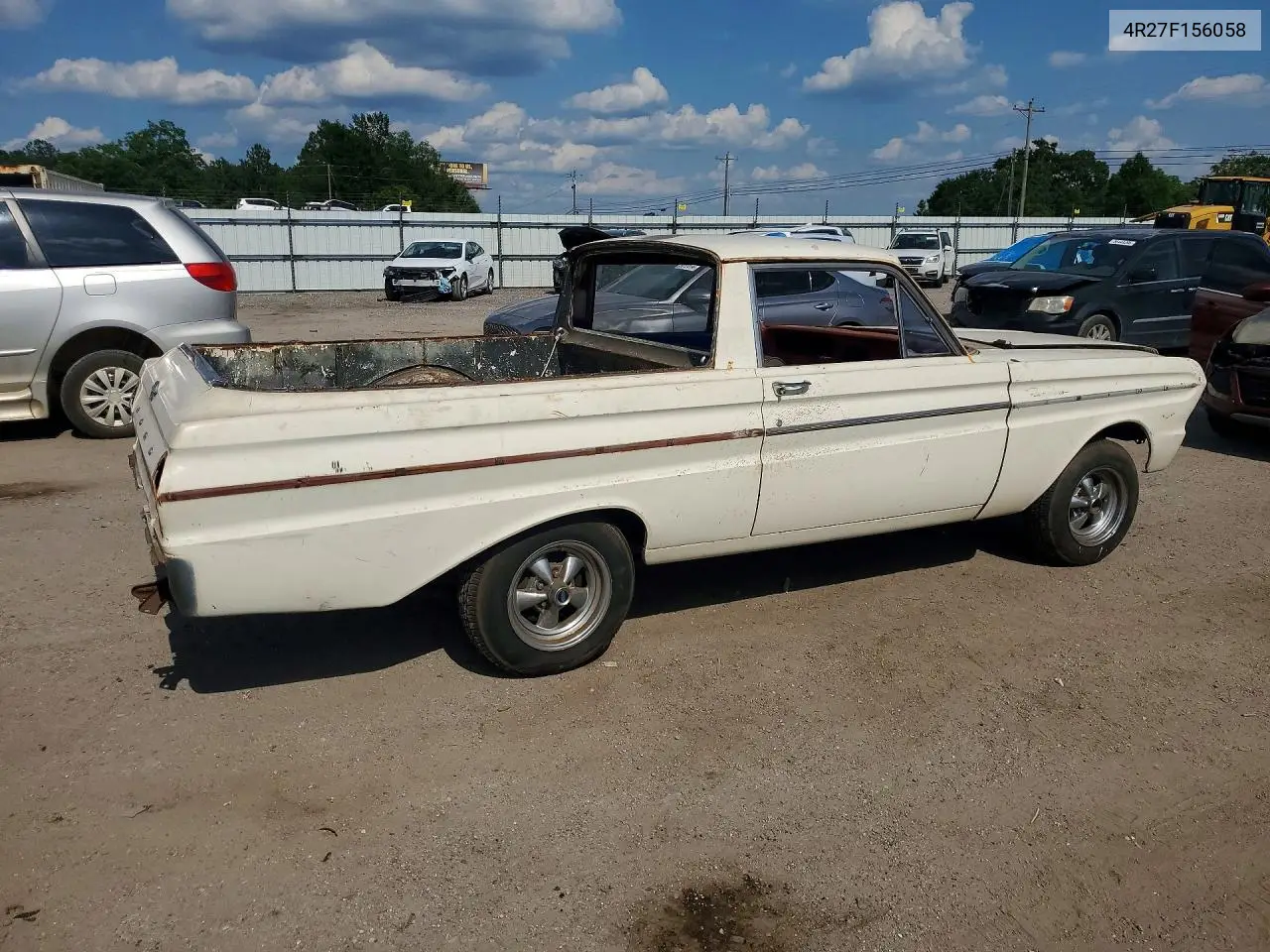 1964 Ford Ranchero VIN: 4R27F156058 Lot: 56778466