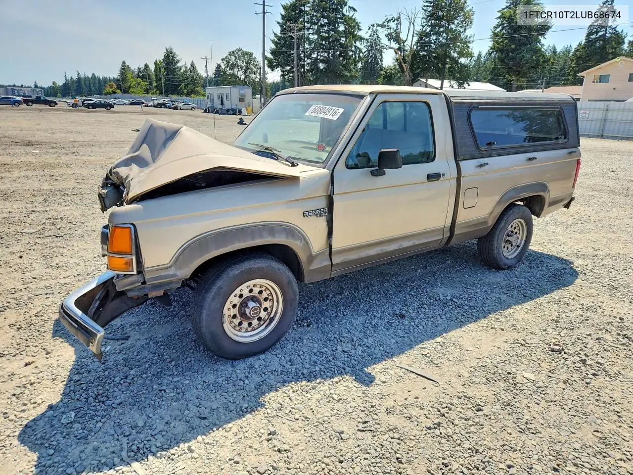 1990 Ford Ranger VIN: 1FTCR10T2LUB68674 Lot: 60804916
