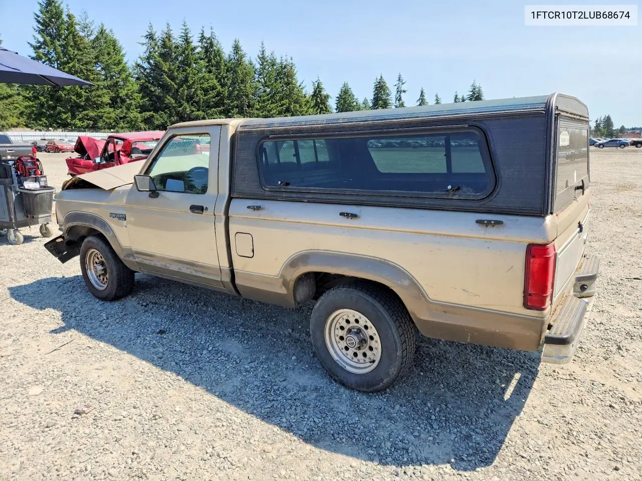 1990 Ford Ranger VIN: 1FTCR10T2LUB68674 Lot: 60804916