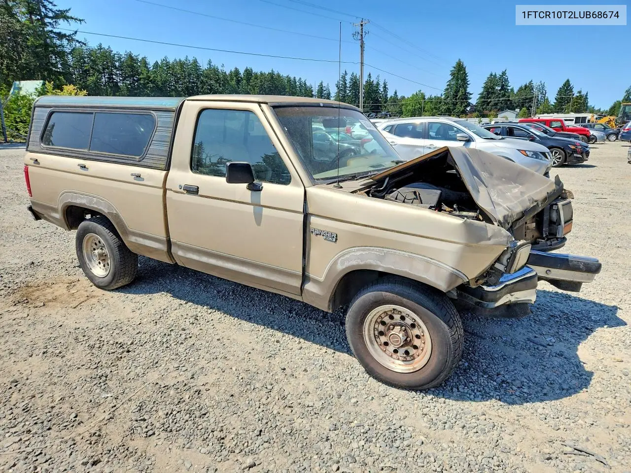 1990 Ford Ranger VIN: 1FTCR10T2LUB68674 Lot: 60804916