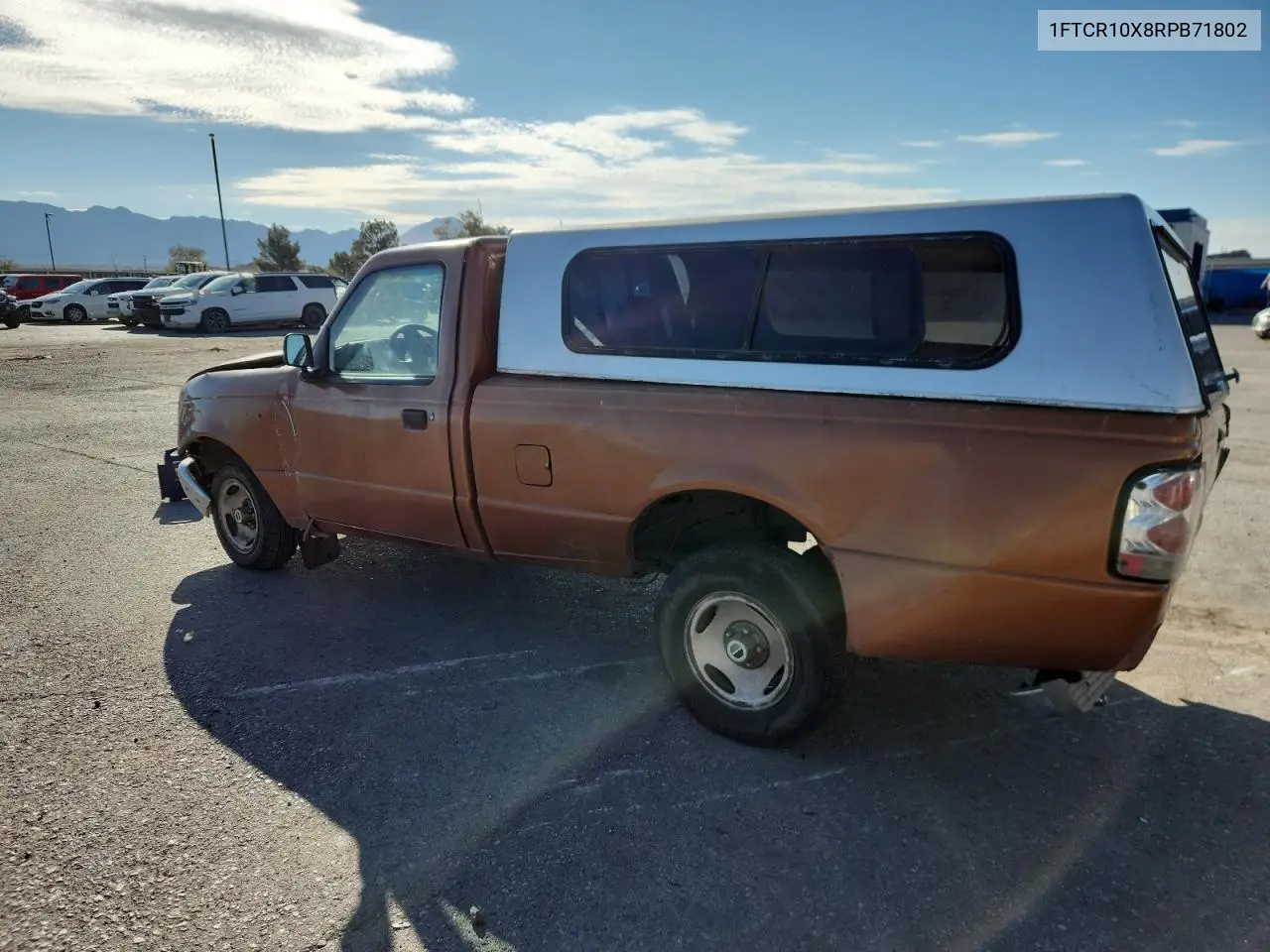 1994 Ford Ranger VIN: 1FTCR10X8RPB71802 Lot: 86489175