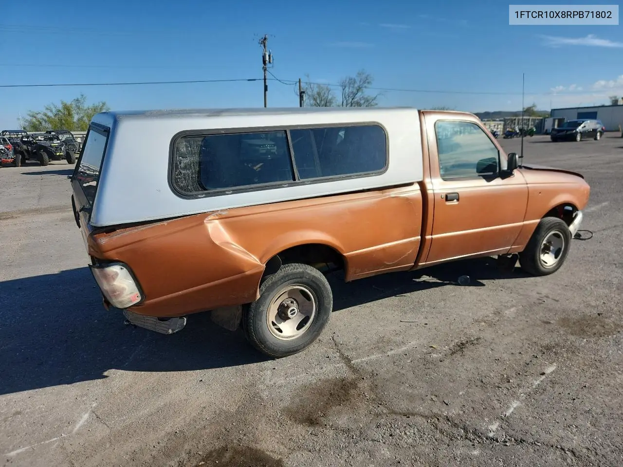 1994 Ford Ranger VIN: 1FTCR10X8RPB71802 Lot: 86489175