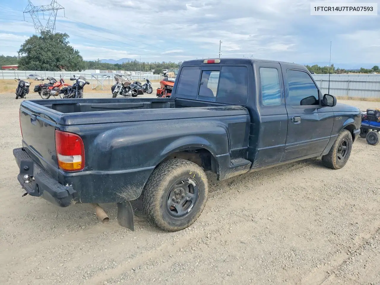 1996 Ford Ranger Super Cab VIN: 1FTCR14U7TPA07593 Lot: 61940436