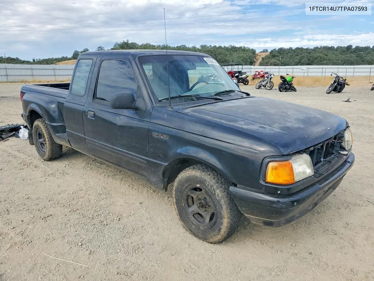 1996 Ford Ranger Super Cab VIN: 1FTCR14U7TPA07593 Lot: 61940436