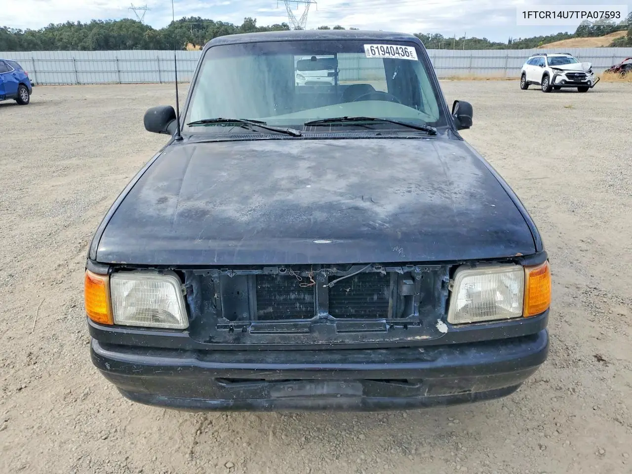 1996 Ford Ranger Super Cab VIN: 1FTCR14U7TPA07593 Lot: 61940436