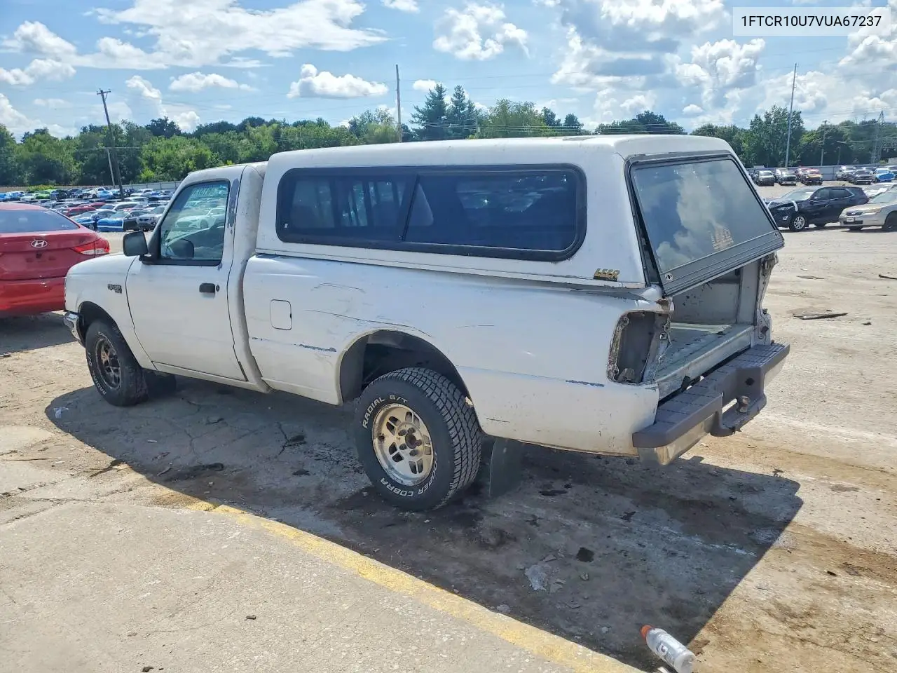 1997 Ford Ranger VIN: 1FTCR10U7VUA67237 Lot: 61371686