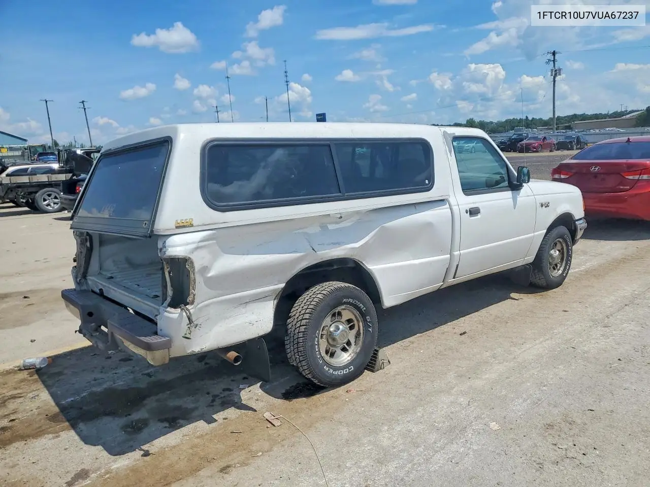 1997 Ford Ranger VIN: 1FTCR10U7VUA67237 Lot: 61371686
