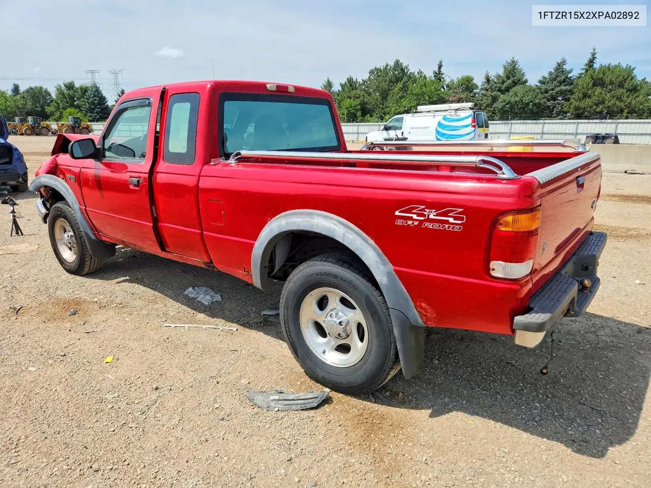 1999 Ford Ranger Super Cab VIN: 1FTZR15X2XPA02892 Lot: 60136186