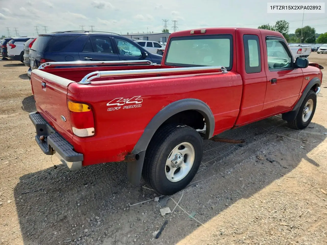 1999 Ford Ranger Super Cab VIN: 1FTZR15X2XPA02892 Lot: 60136186