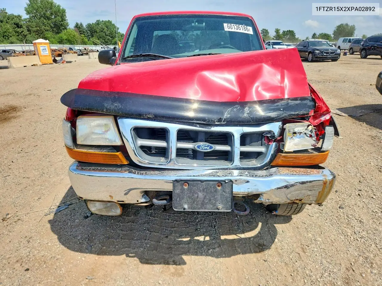 1999 Ford Ranger Super Cab VIN: 1FTZR15X2XPA02892 Lot: 60136186