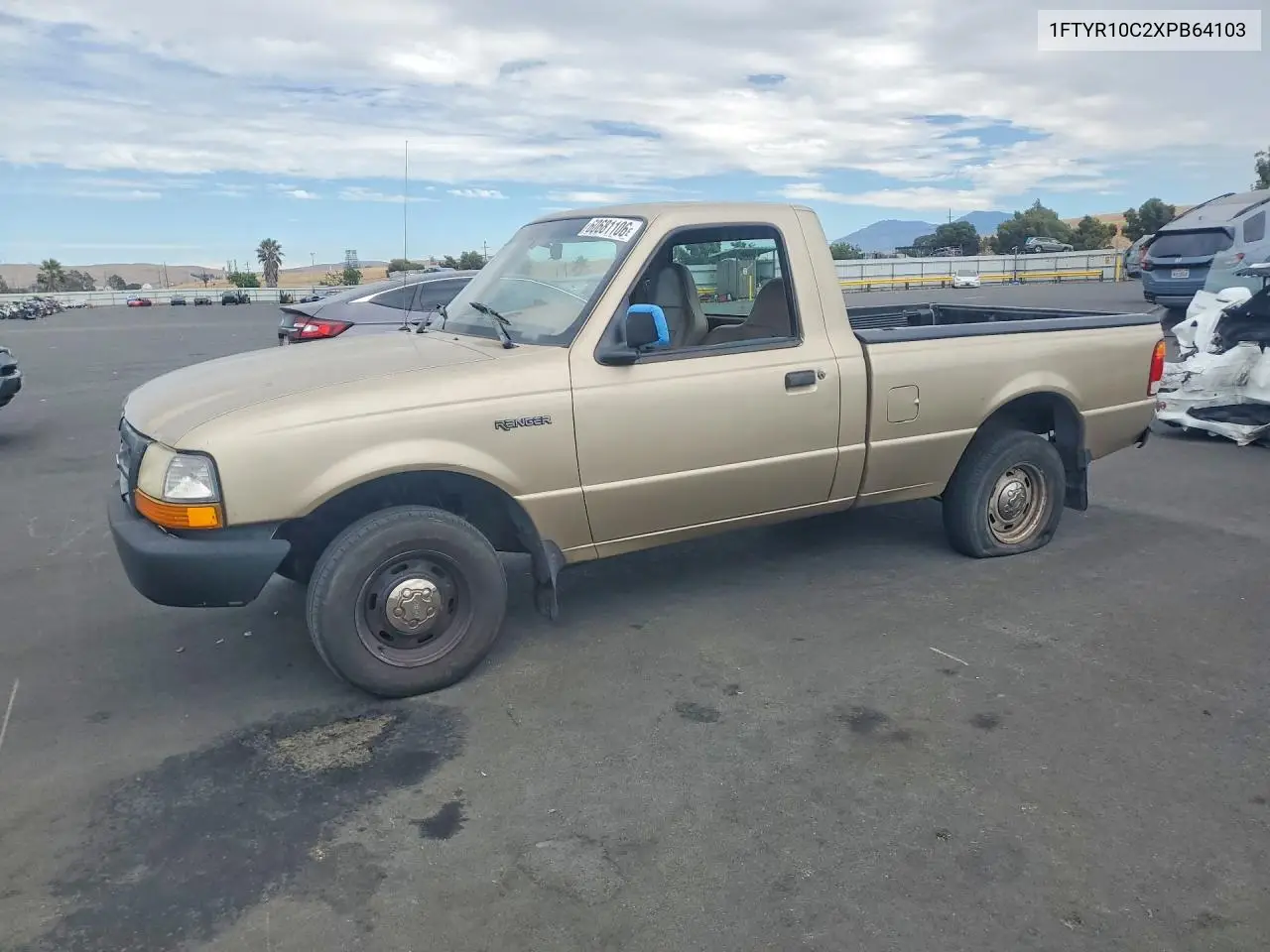1999 Ford Ranger VIN: 1FTYR10C2XPB64103 Lot: 60681106
