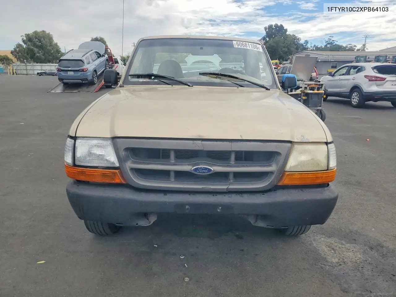 1999 Ford Ranger VIN: 1FTYR10C2XPB64103 Lot: 60681106