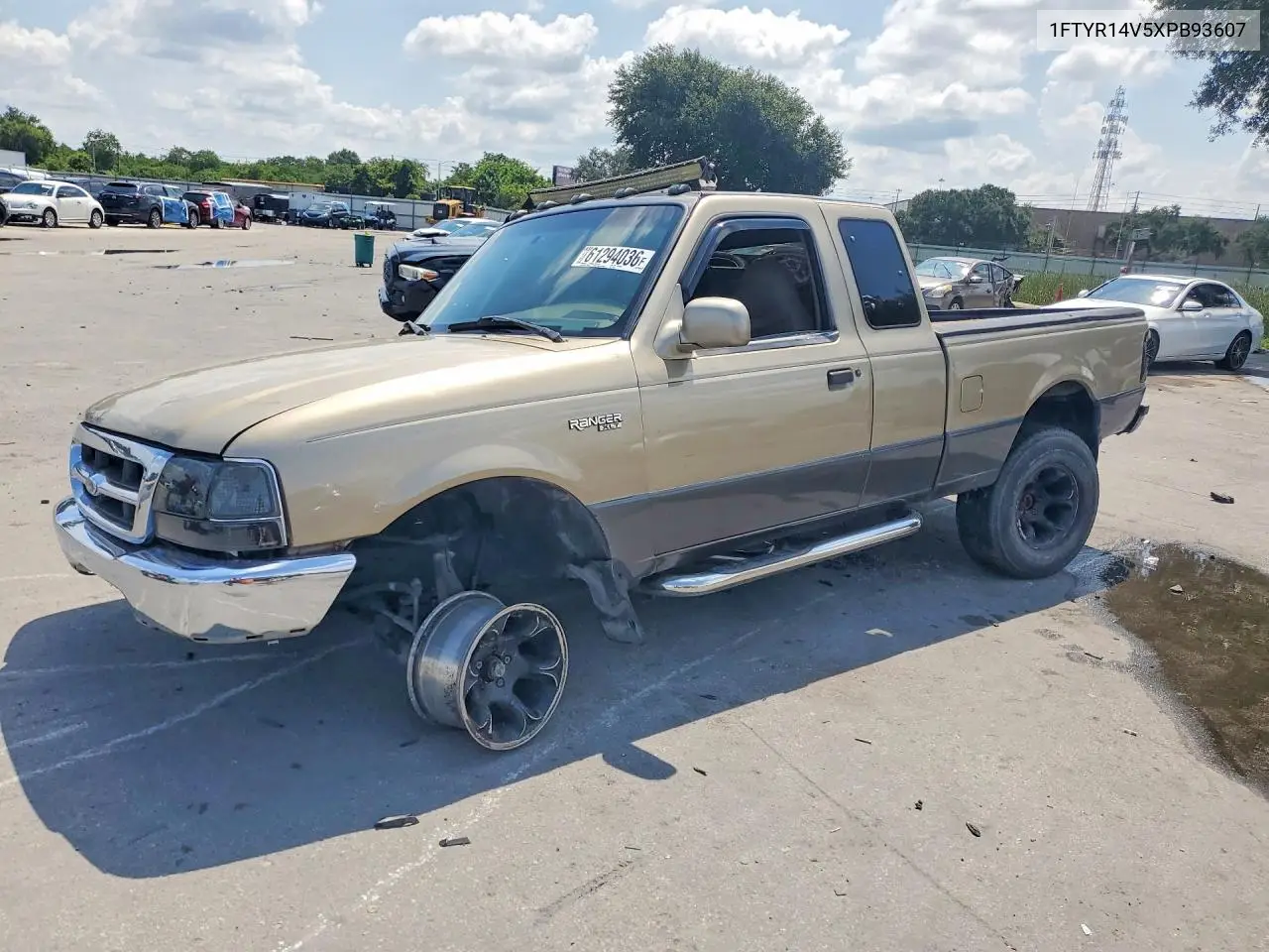 1999 Ford Ranger Super Cab VIN: 1FTYR14V5XPB93607 Lot: 61294036