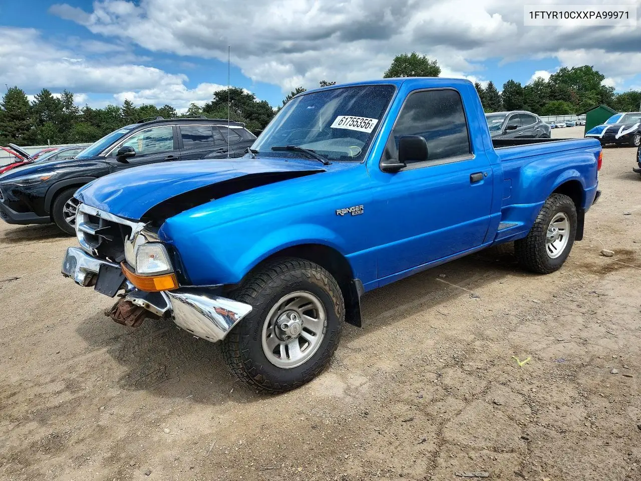 1999 Ford Ranger VIN: 1FTYR10CXXPA99971 Lot: 61755356