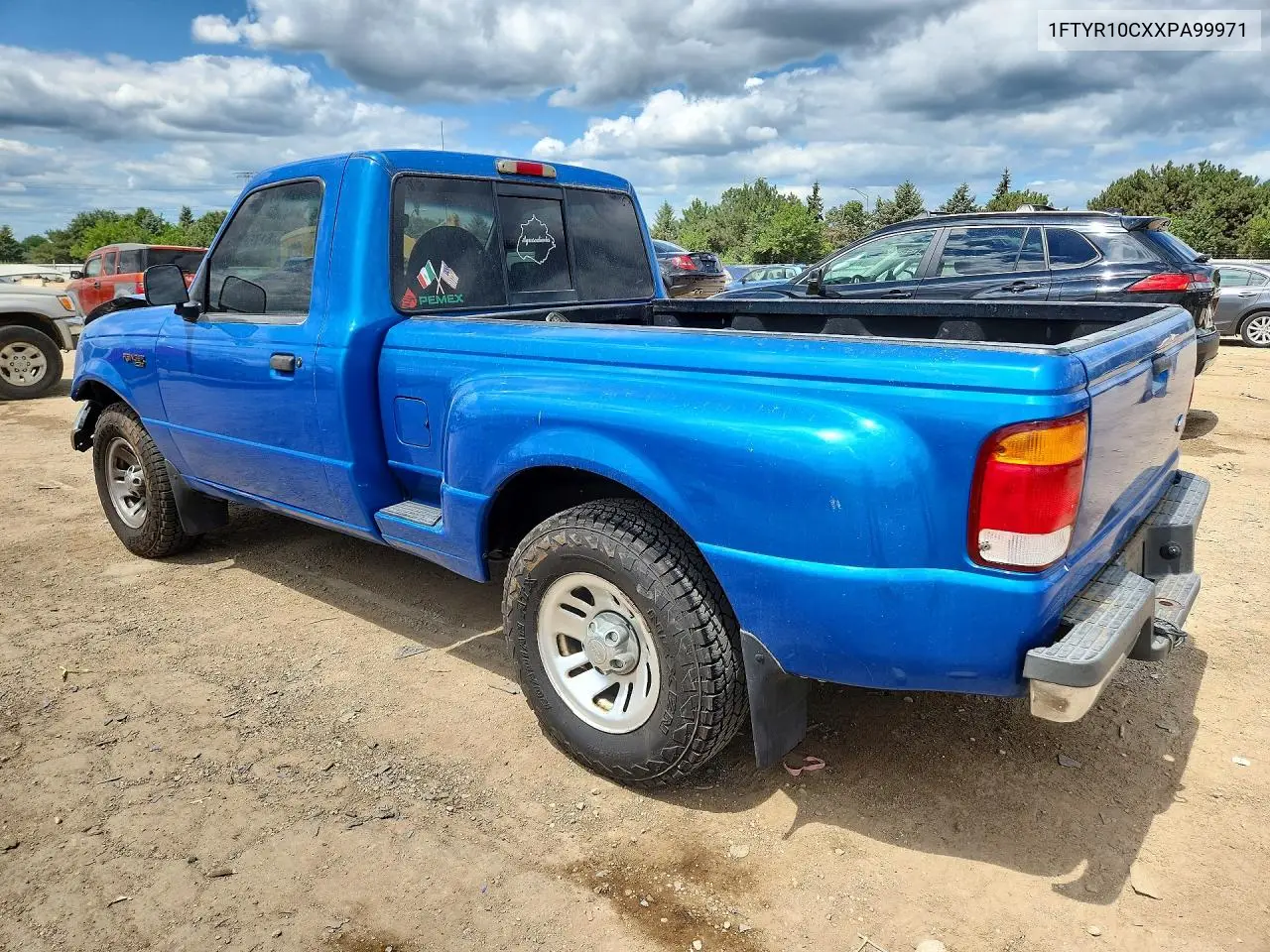 1999 Ford Ranger VIN: 1FTYR10CXXPA99971 Lot: 61755356