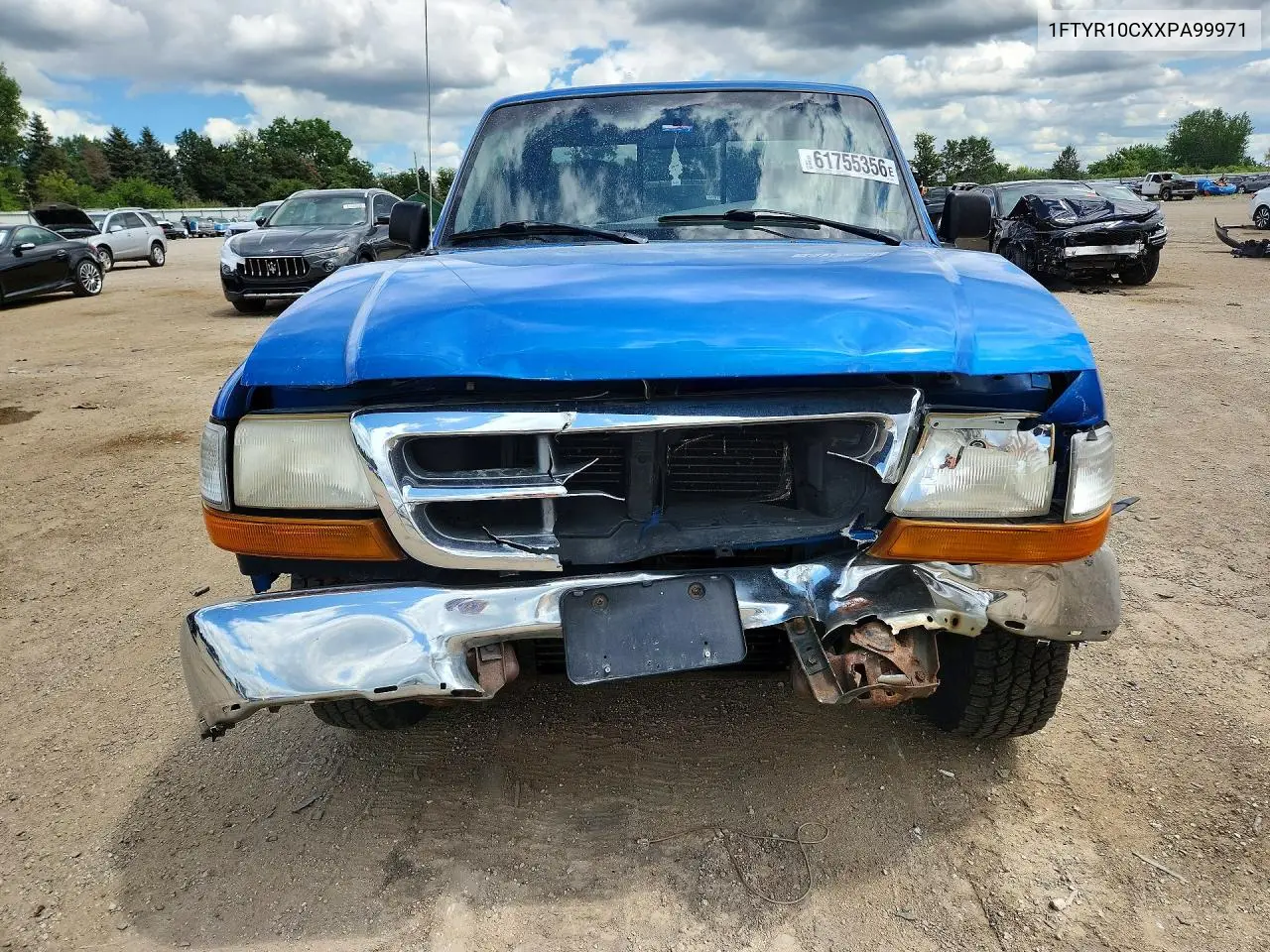 1999 Ford Ranger VIN: 1FTYR10CXXPA99971 Lot: 61755356