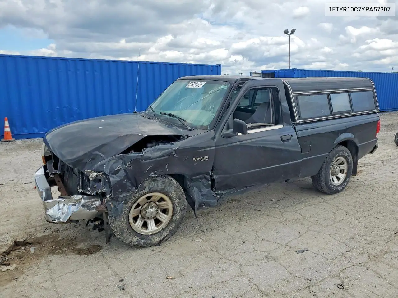 2000 Ford Ranger VIN: 1FTYR10C7YPA57307 Lot: 57921176