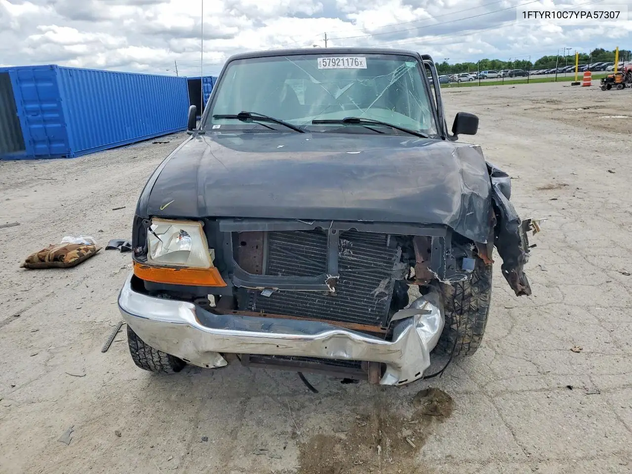 2000 Ford Ranger VIN: 1FTYR10C7YPA57307 Lot: 57921176