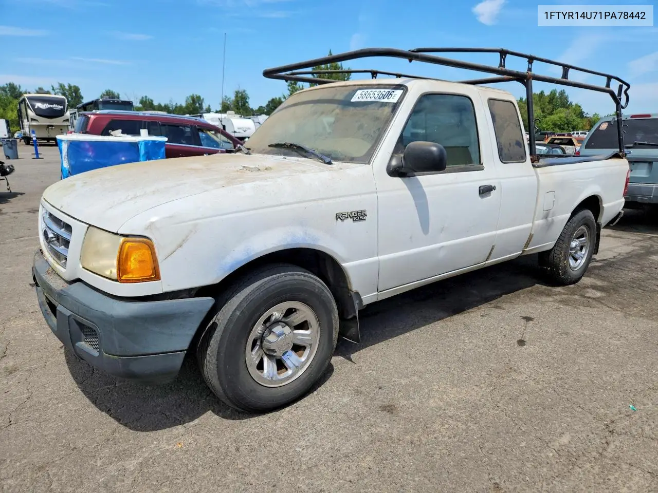 2000 Ford Ranger VIN: 1FTYR14U71PA78442 Lot: 58653606