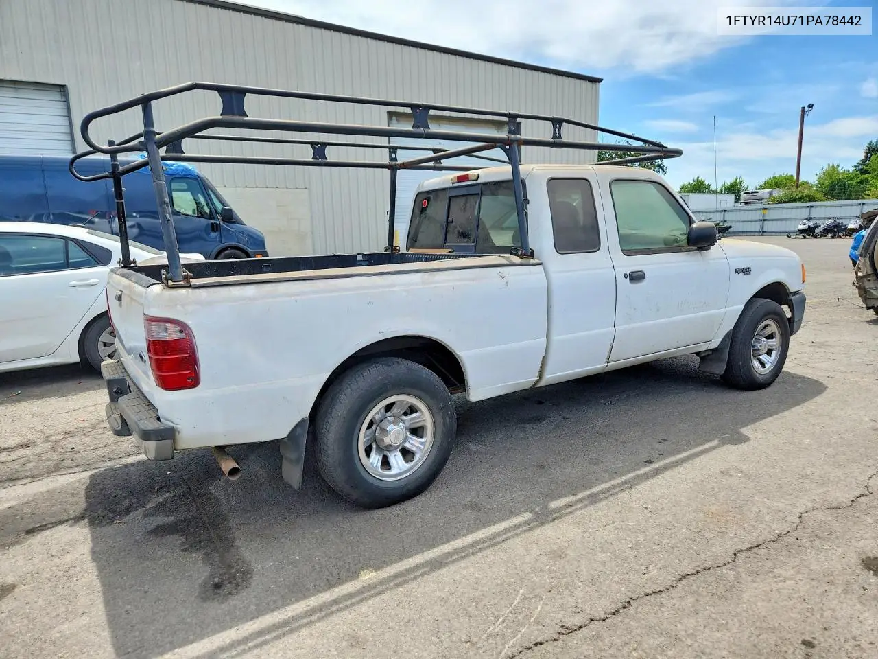 2000 Ford Ranger VIN: 1FTYR14U71PA78442 Lot: 58653606