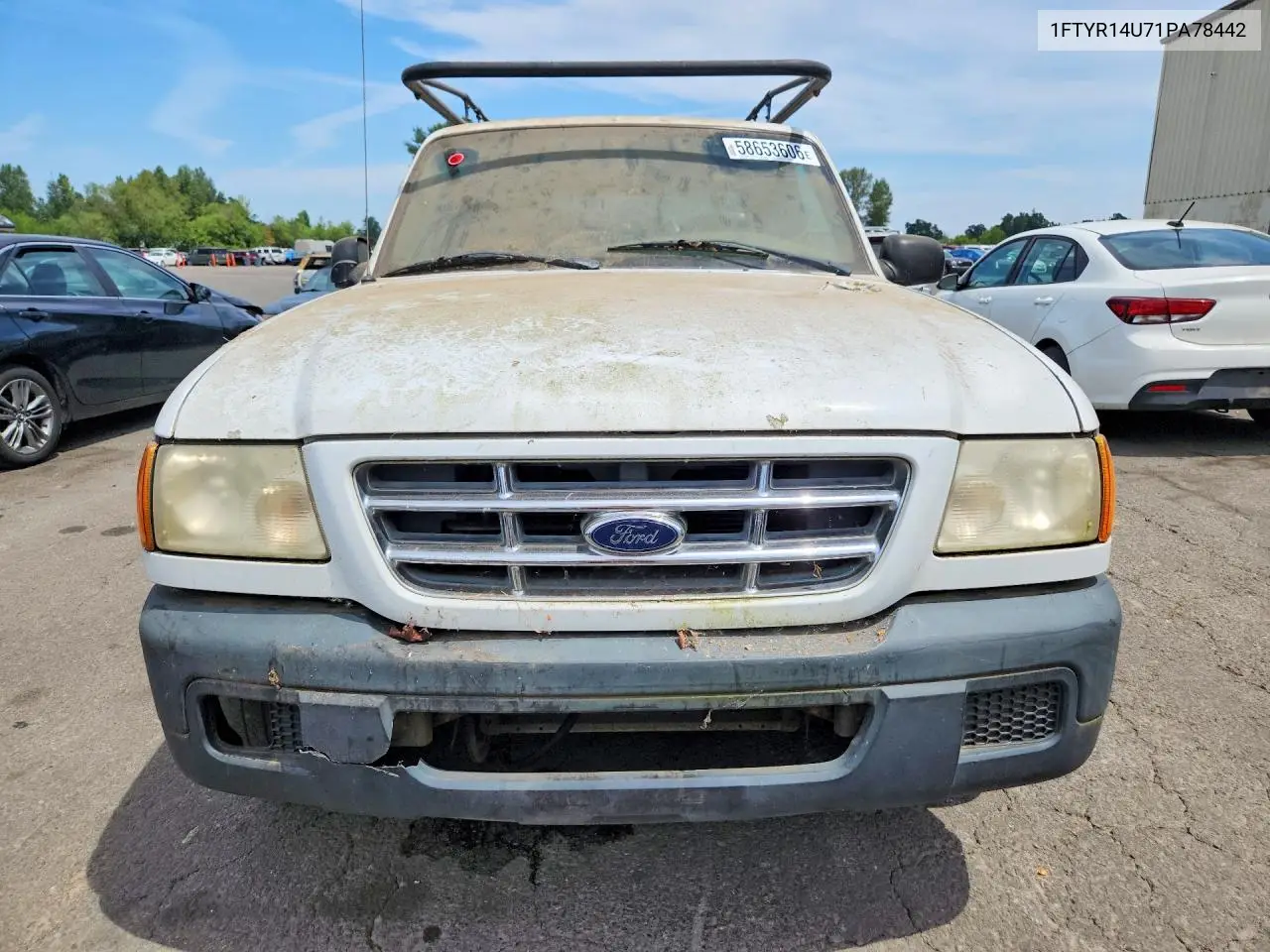 2000 Ford Ranger VIN: 1FTYR14U71PA78442 Lot: 58653606