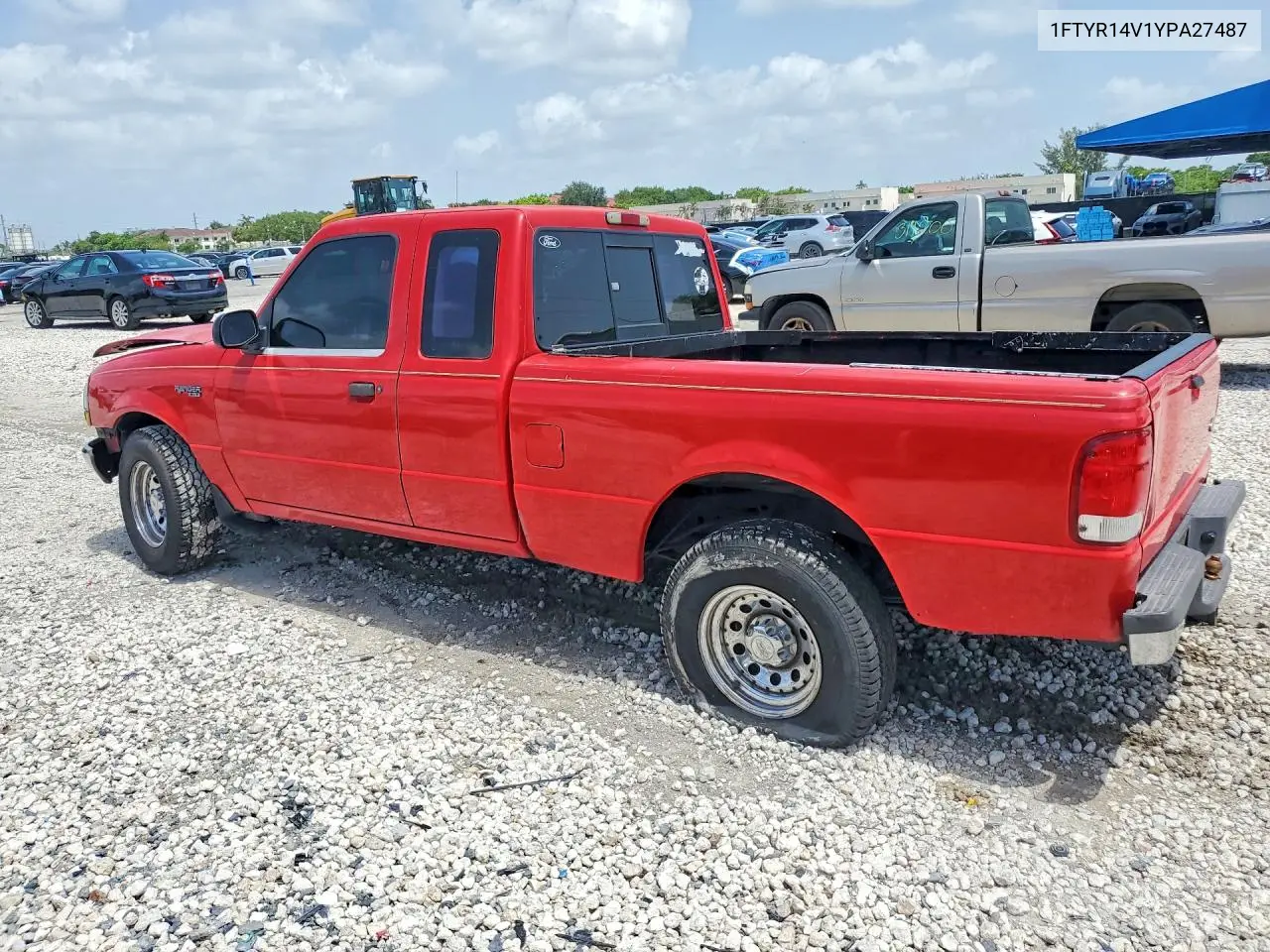 2000 Ford Ranger Super Cab VIN: 1FTYR14V1YPA27487 Lot: 60291676