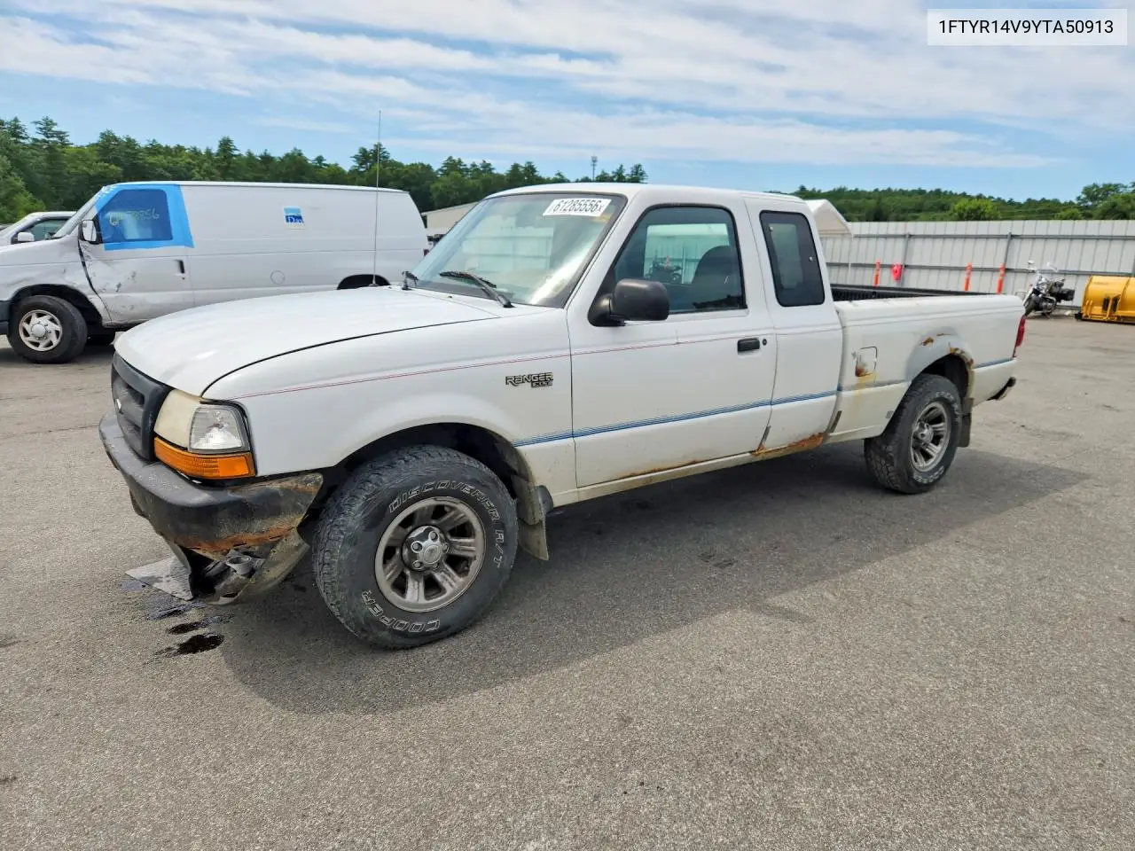 2000 Ford Ranger Super Cab VIN: 1FTYR14V9YTA50913 Lot: 61285556