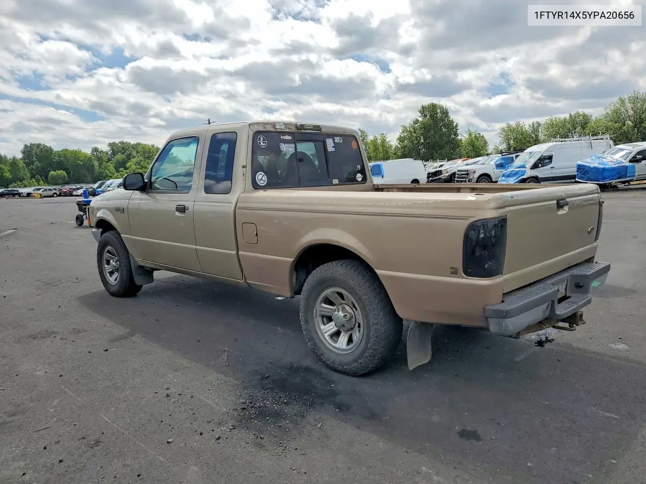 2000 Ford Ranger Super Cab VIN: 1FTYR14X5YPA20656 Lot: 61888476