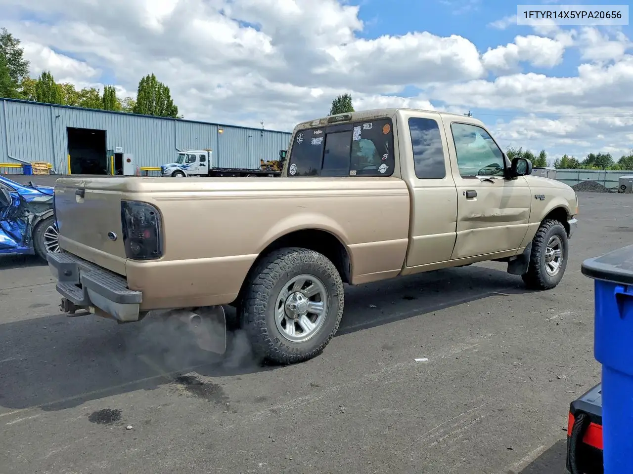 2000 Ford Ranger Super Cab VIN: 1FTYR14X5YPA20656 Lot: 61888476