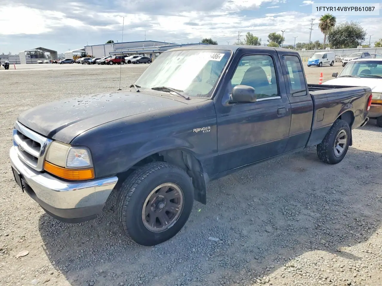 2000 Ford Ranger Super Cab VIN: 1FTYR14V8YPB61087 Lot: 61935486