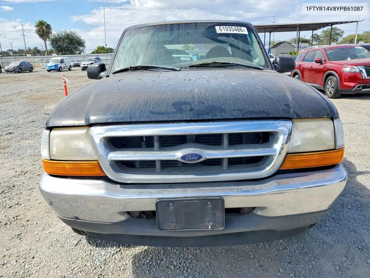 2000 Ford Ranger Super Cab VIN: 1FTYR14V8YPB61087 Lot: 61935486