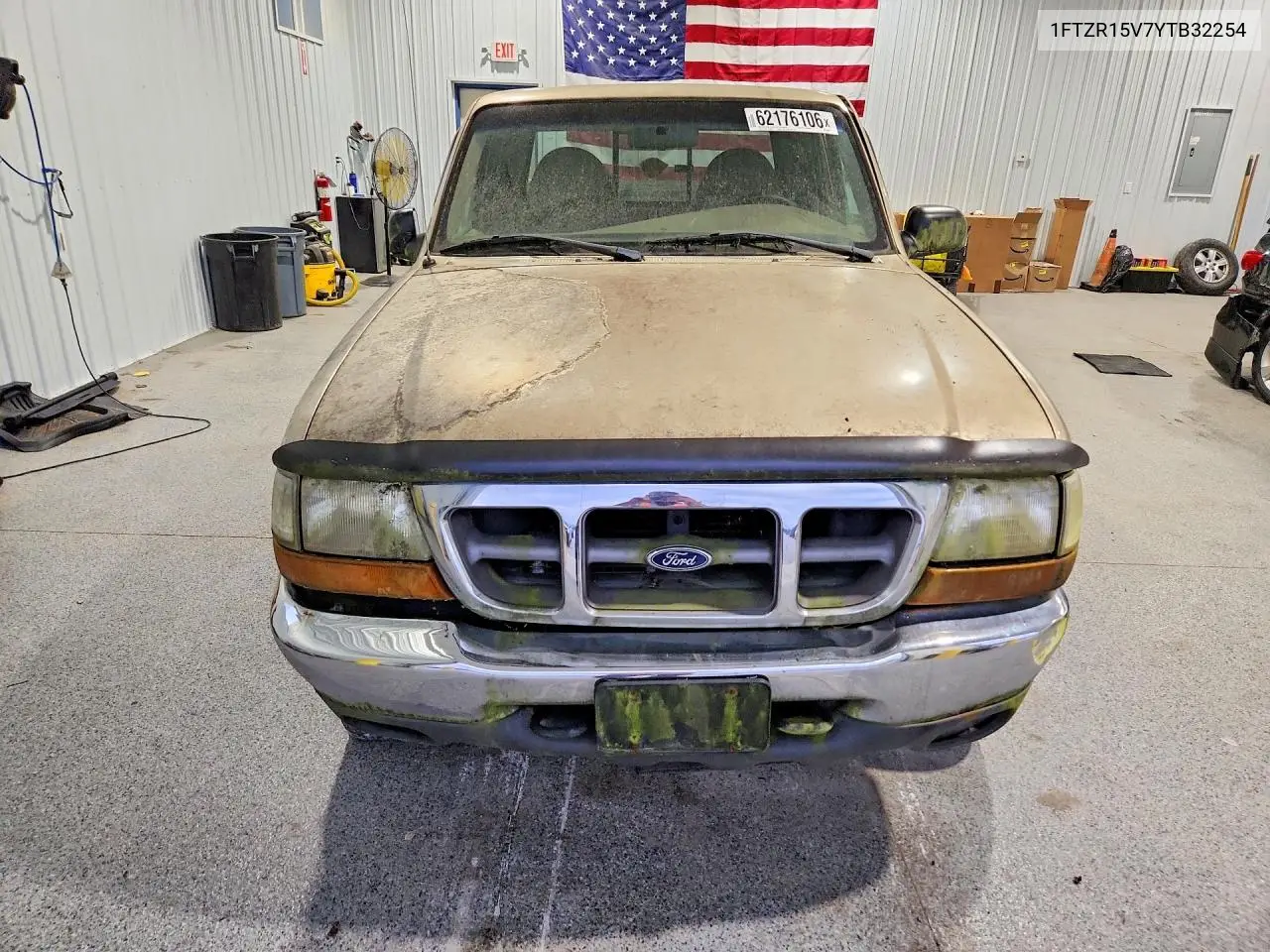 2000 Ford Ranger Super Cab VIN: 1FTZR15V7YTB32254 Lot: 62176106