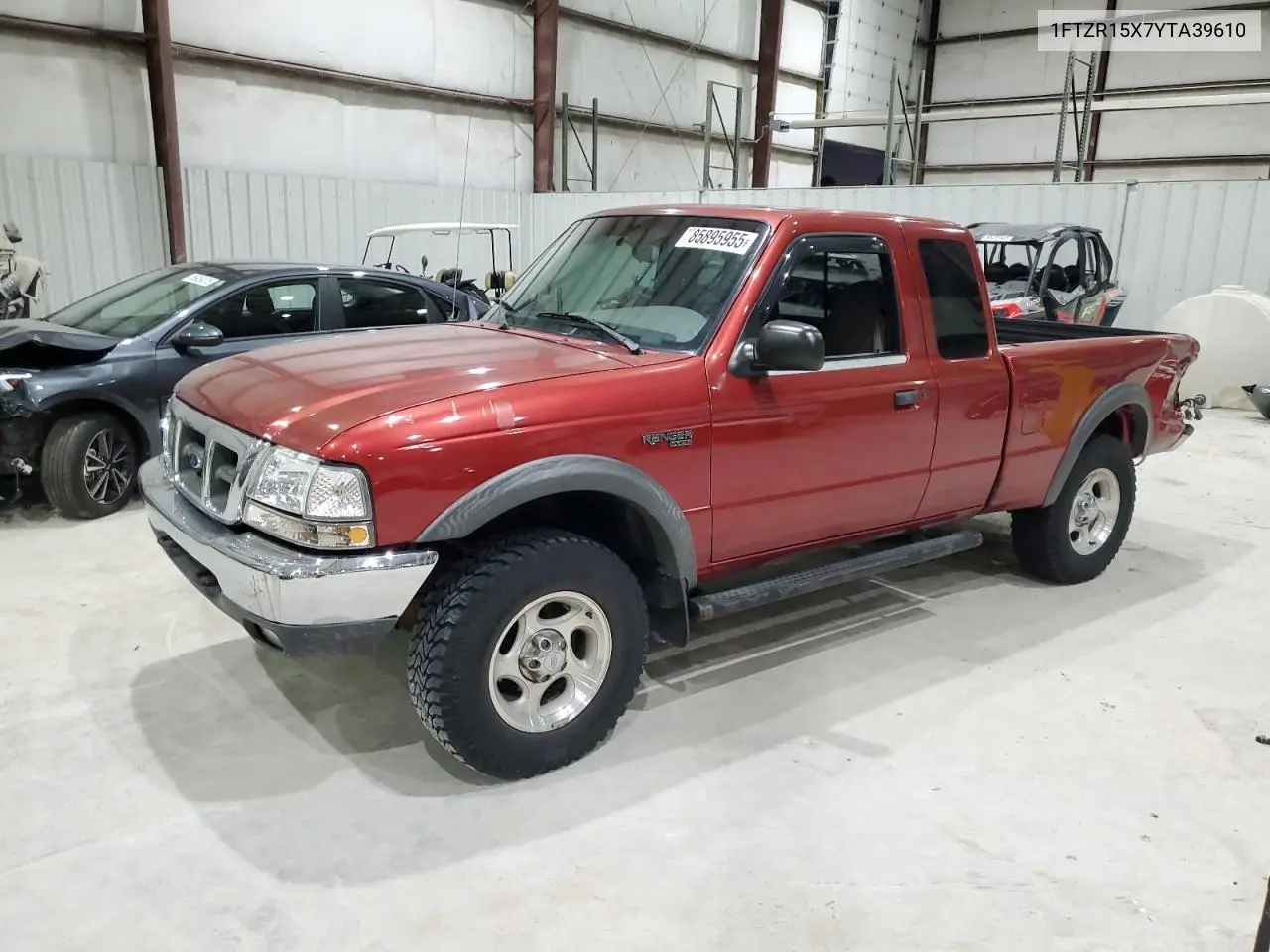 1FTZR15X7YTA39610 2000 Ford Ranger Super Cab
