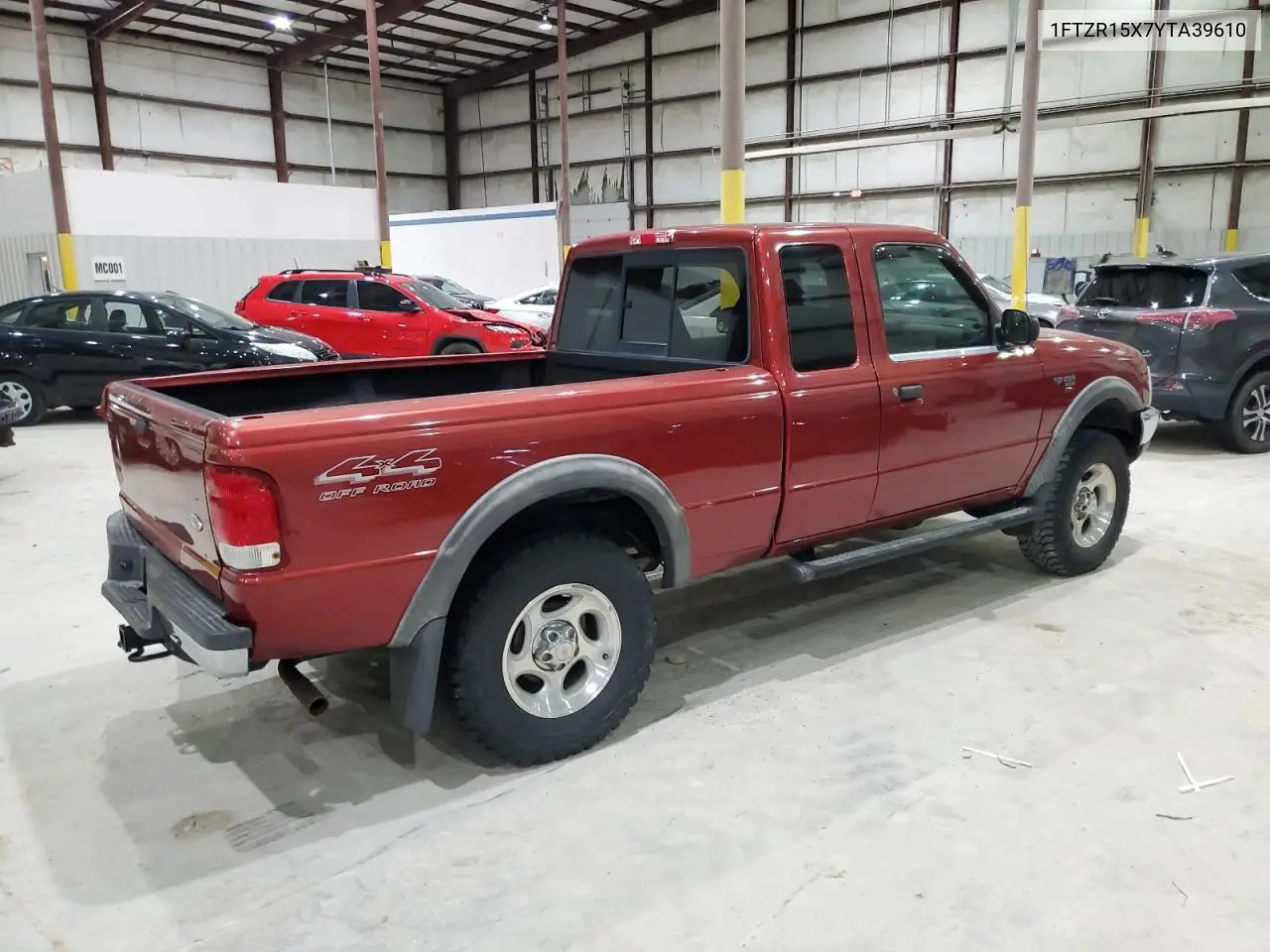 1FTZR15X7YTA39610 2000 Ford Ranger Super Cab