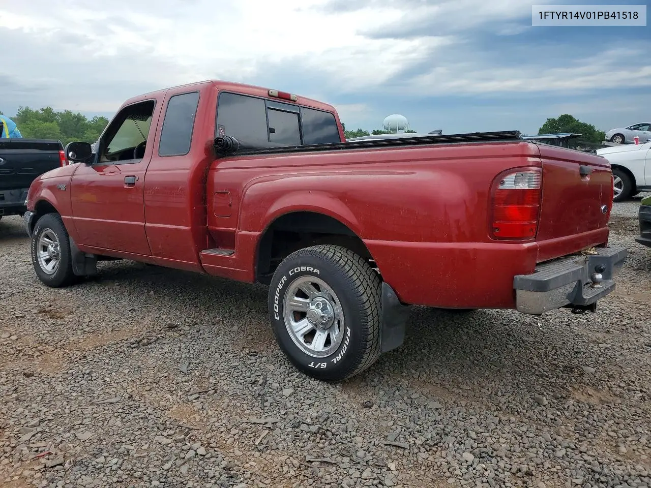2001 Ford Ranger Super Cab VIN: 1FTYR14V01PB41518 Lot: 58260356