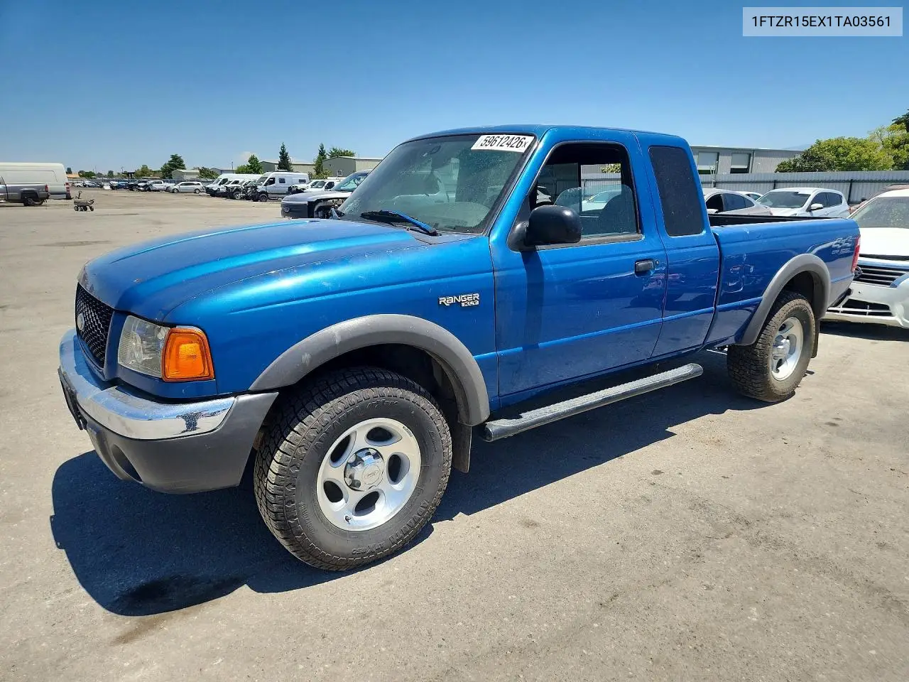 2001 Ford Ranger Super Cab VIN: 1FTZR15EX1TA03561 Lot: 59612426