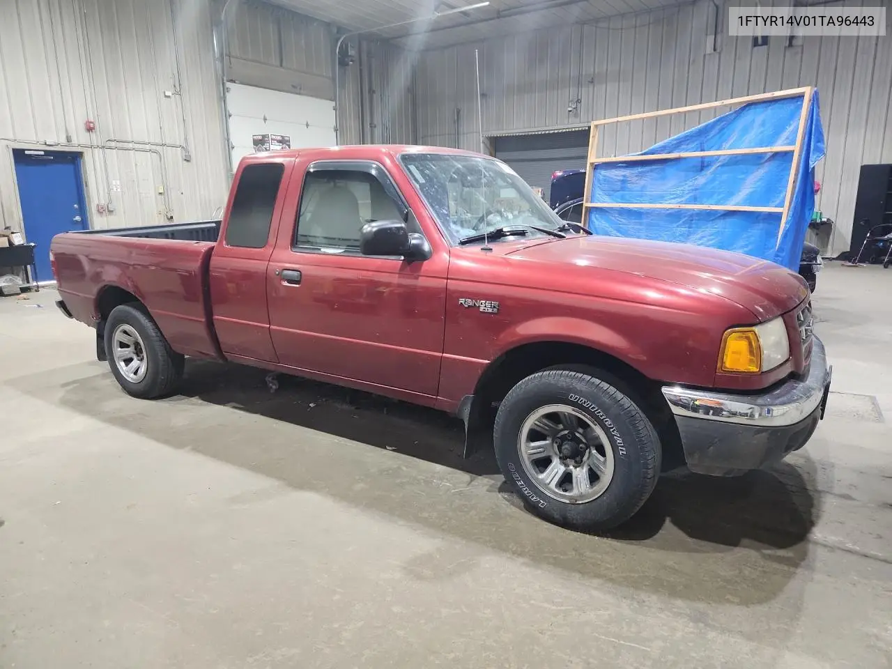 2001 Ford Ranger Super Cab VIN: 1FTYR14V01TA96443 Lot: 61709686