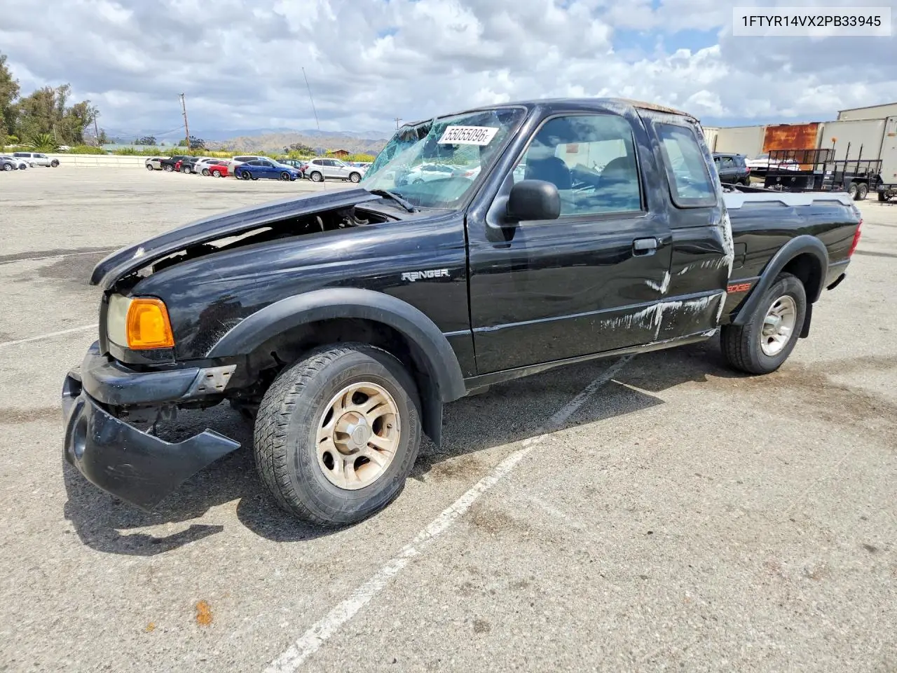 2002 Ford Ranger Super Cab VIN: 1FTYR14VX2PB33945 Lot: 55055096
