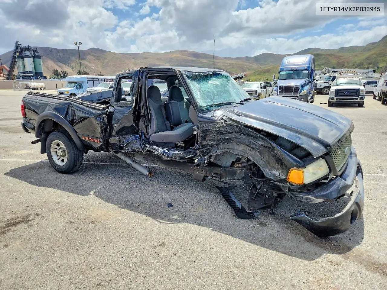 2002 Ford Ranger Super Cab VIN: 1FTYR14VX2PB33945 Lot: 55055096