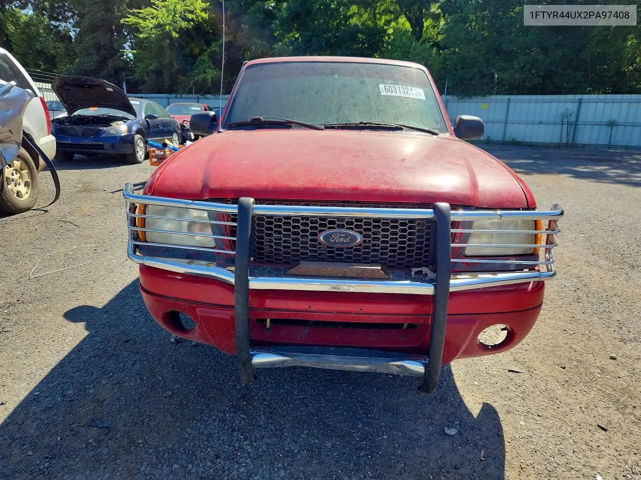 2002 Ford Ranger Super Cab VIN: 1FTYR44UX2PA97408 Lot: 60313246