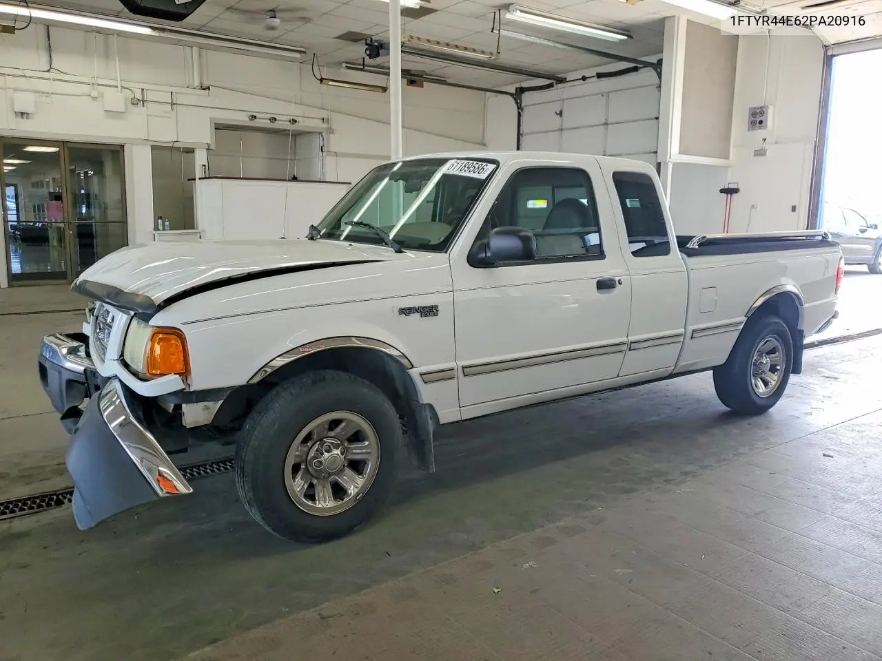 2002 Ford Ranger Super Cab VIN: 1FTYR44E62PA20916 Lot: 61189586