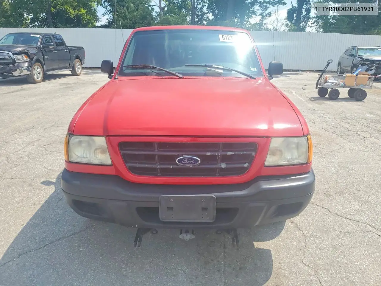 2002 Ford Ranger VIN: 1FTYR10D02PB61931 Lot: 61230136