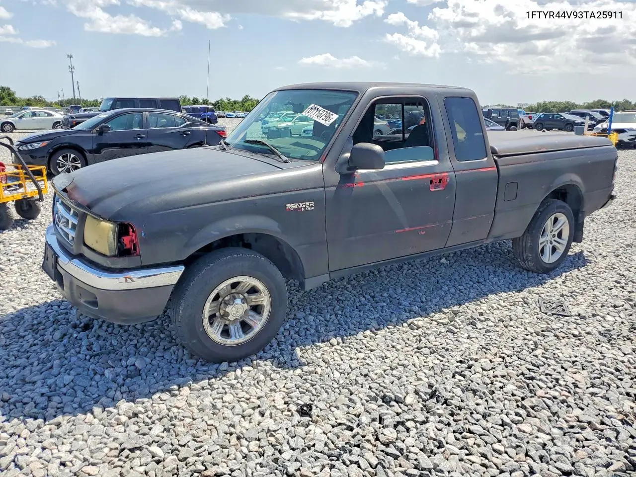 2003 Ford Ranger Super Cab VIN: 1FTYR44V93TA25911 Lot: 61113796